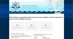 Desktop Screenshot of millerslaunch.com
