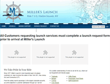 Tablet Screenshot of millerslaunch.com